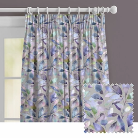 Brympton Printed Made to Measure Curtains Heather Stonebedding sets ,throw blankets 