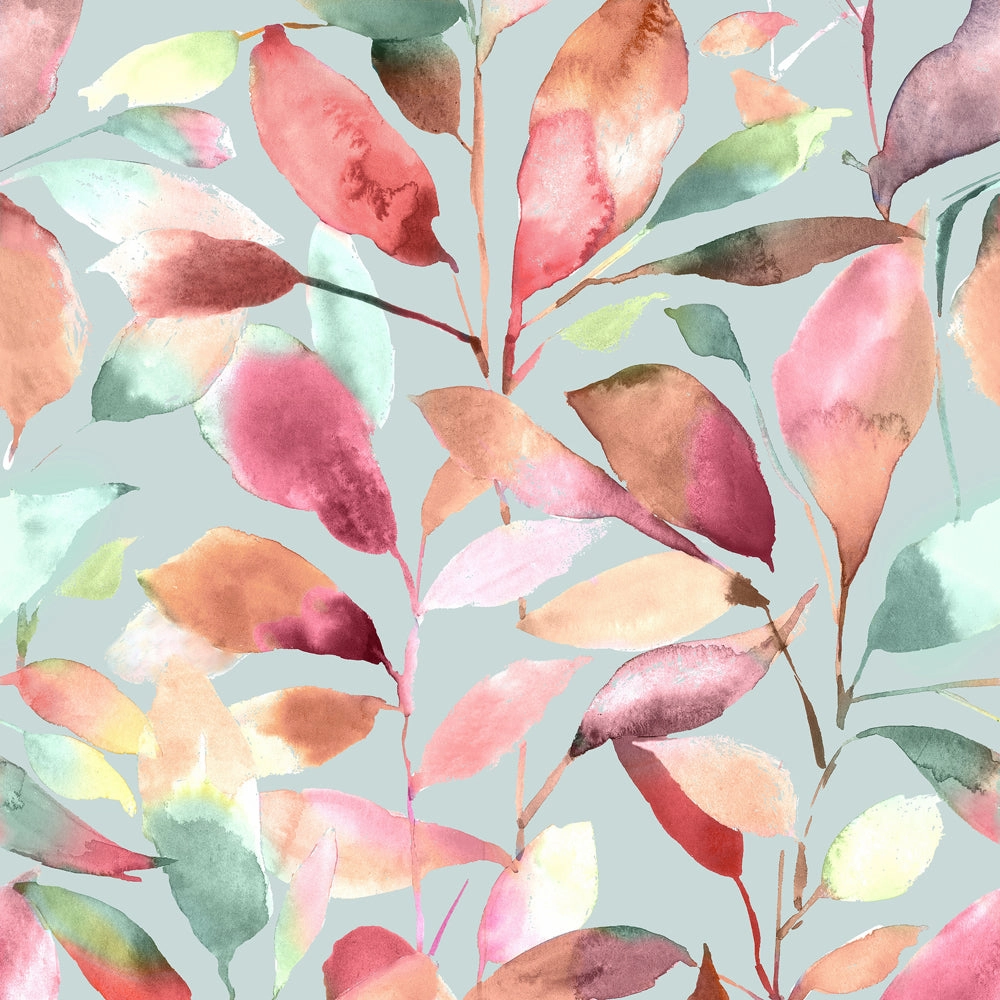 Brympton Printed Made to Measure Curtains Russett