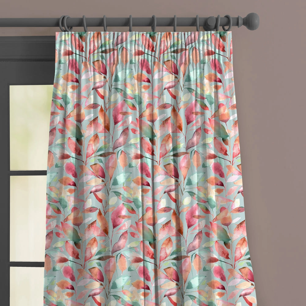 Brympton Printed Made to Measure Curtains Russett
