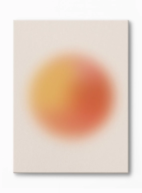 Bubbly in Beige, Canvasindoor decorative canvas print