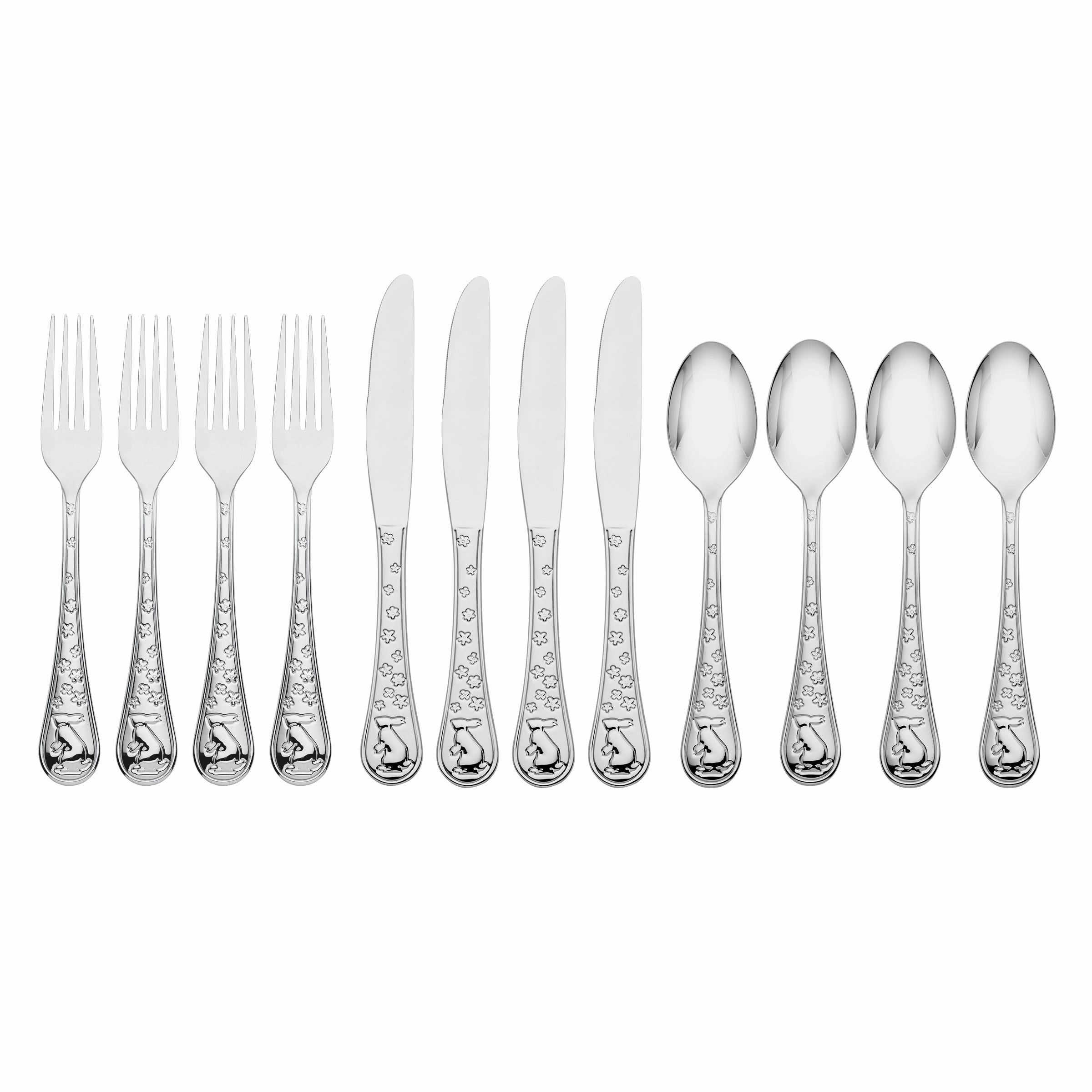 Bunny Hop 12 Piece Flatware Set