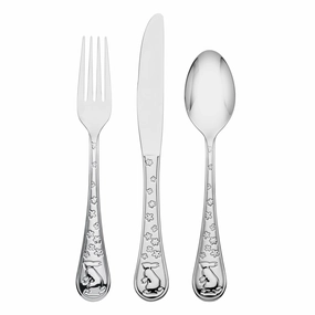 Bunny Hop 12 Piece Flatware Seteco-friendly bamboo fiber tableware set 
