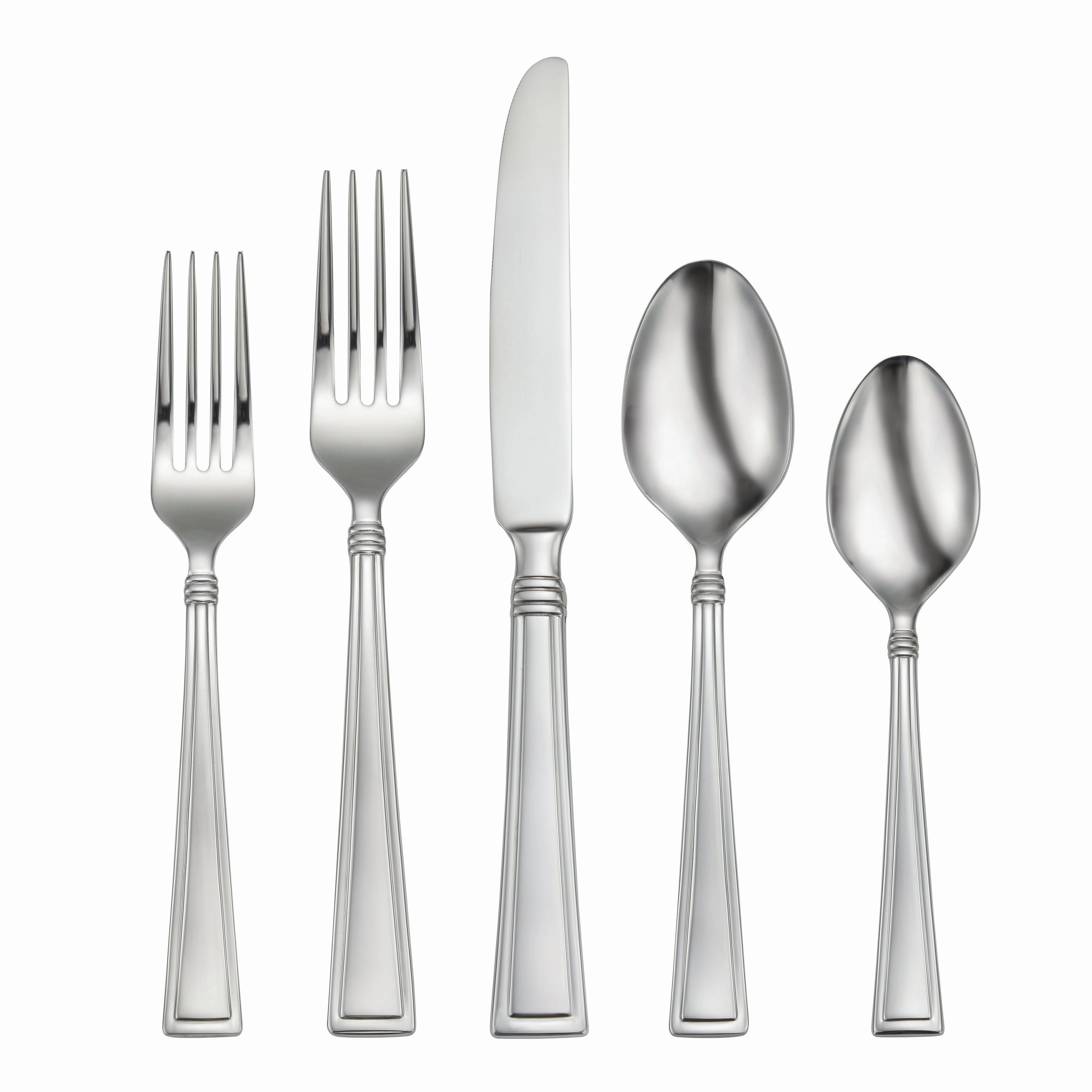 Butler 45 Piece Flatware Seteco-friendly bamboo fiber tableware set 