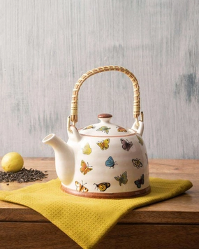 Butterfly Ceramic Tea Kettlemodern kitchen decor ,kitchen dinner set ,dinnerware 