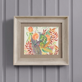 Butterfly Framed Print Birch/Linenmodern home decor ,home decor for bedroom 