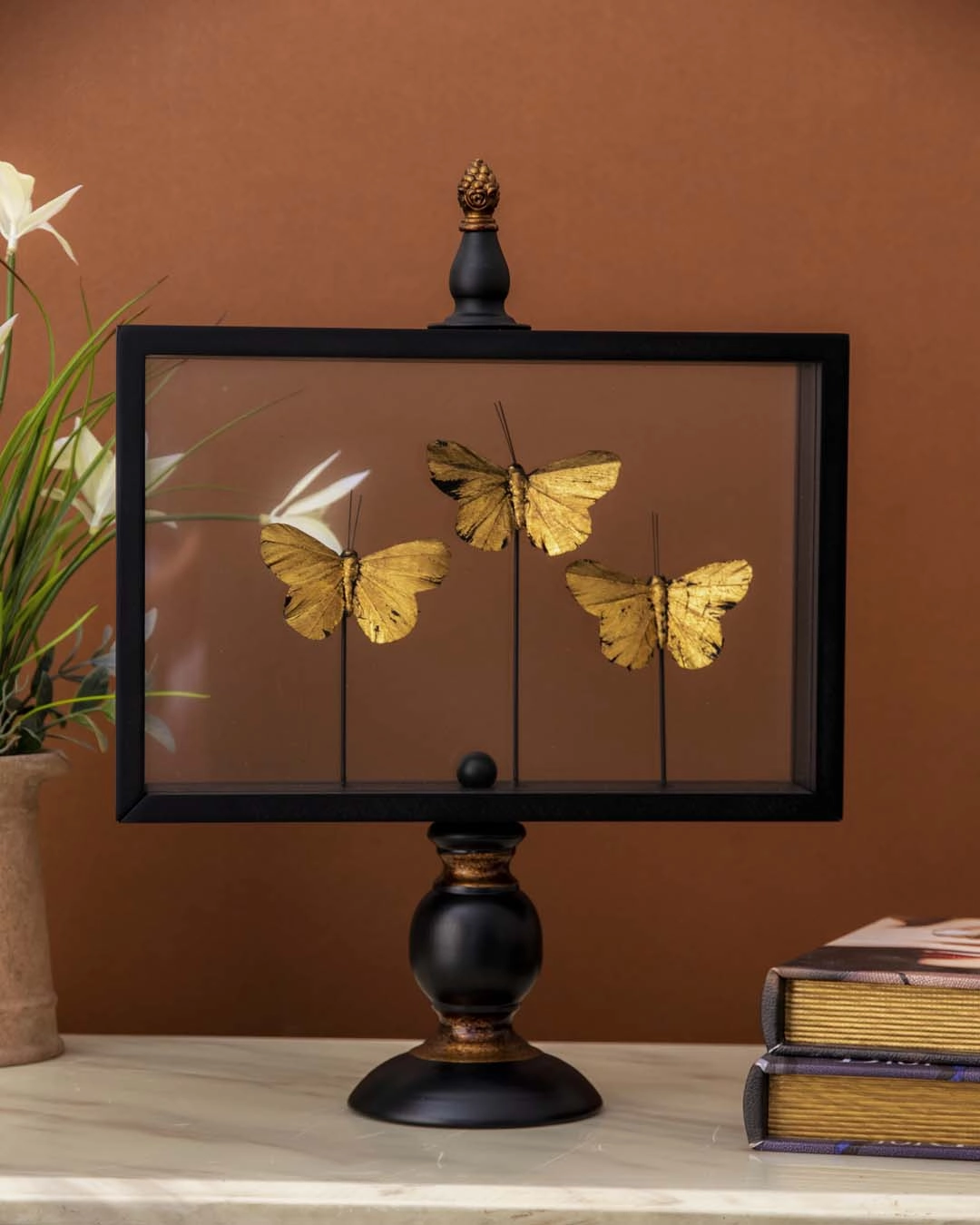 Butterfly Glass Display - Largehome decor ,wall decor 