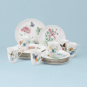 Butterfly Meadow 18-Piece Dinnerware Setmodern kitchen decor ,kitchen dinner set ,dinnerware 