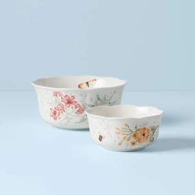 Butterfly Meadow 2-Piece Bowl Setmodern kitchen decor ,kitchen dinner set ,dinnerware 