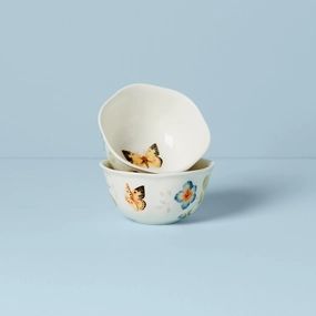 Butterfly Meadow 2-Piece Dessert Bowl Setmodern kitchen decor ,kitchen dinner set ,dinnerware 