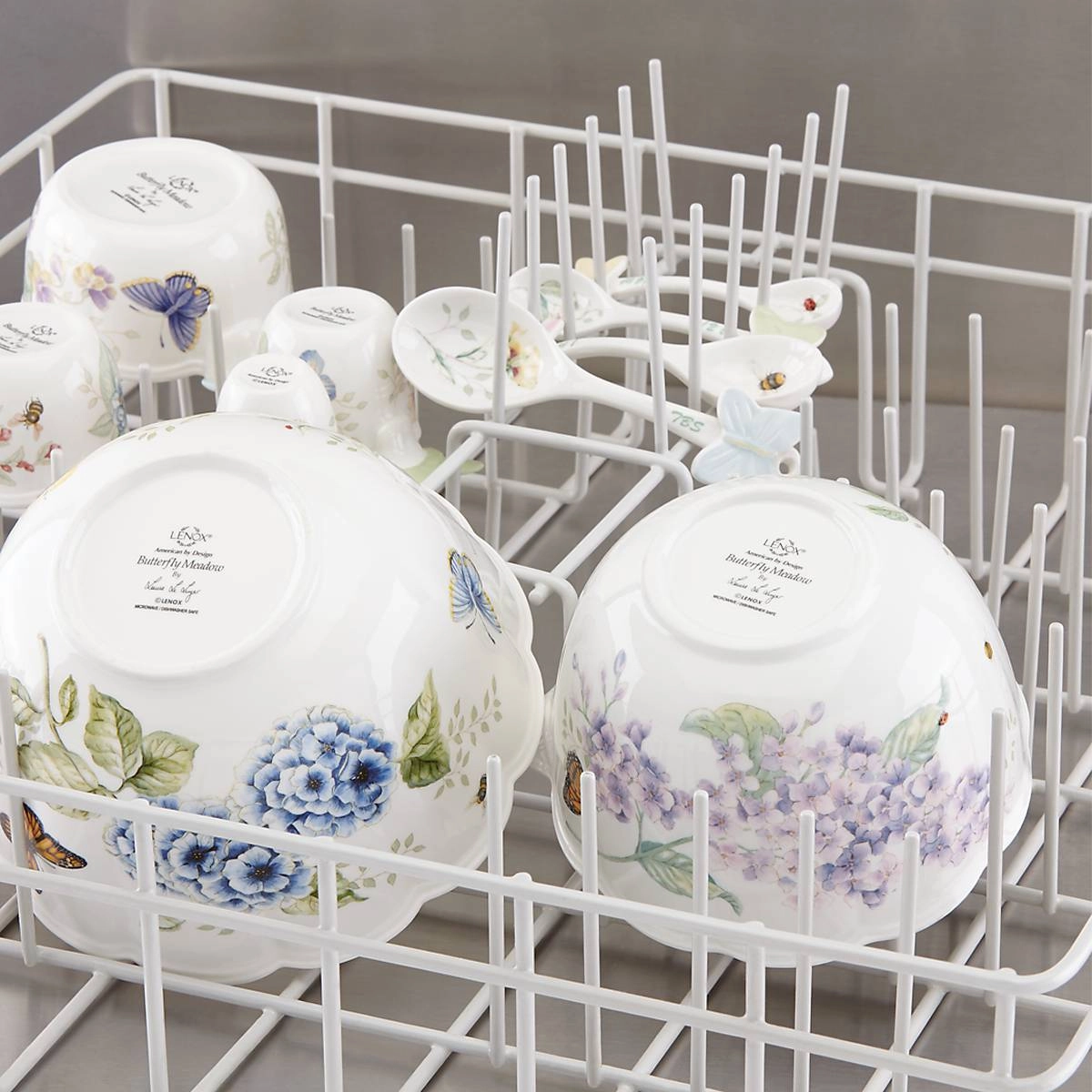 Butterfly Meadow 2-Piece Nesting Bowl Set
