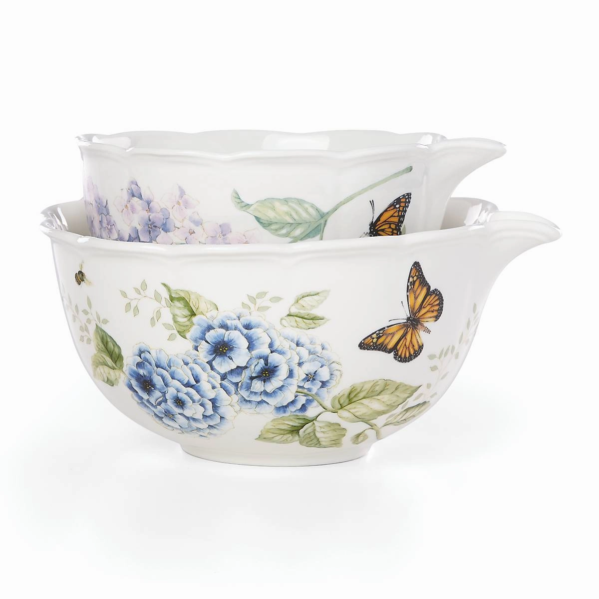 Butterfly Meadow 2-Piece Nesting Bowl Set