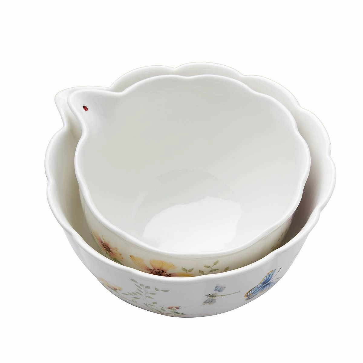 Butterfly Meadow 2-Piece Nesting Bowl Set