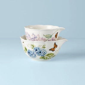 Butterfly Meadow 2-Piece Nesting Bowl Setafternoon tea dessert tray