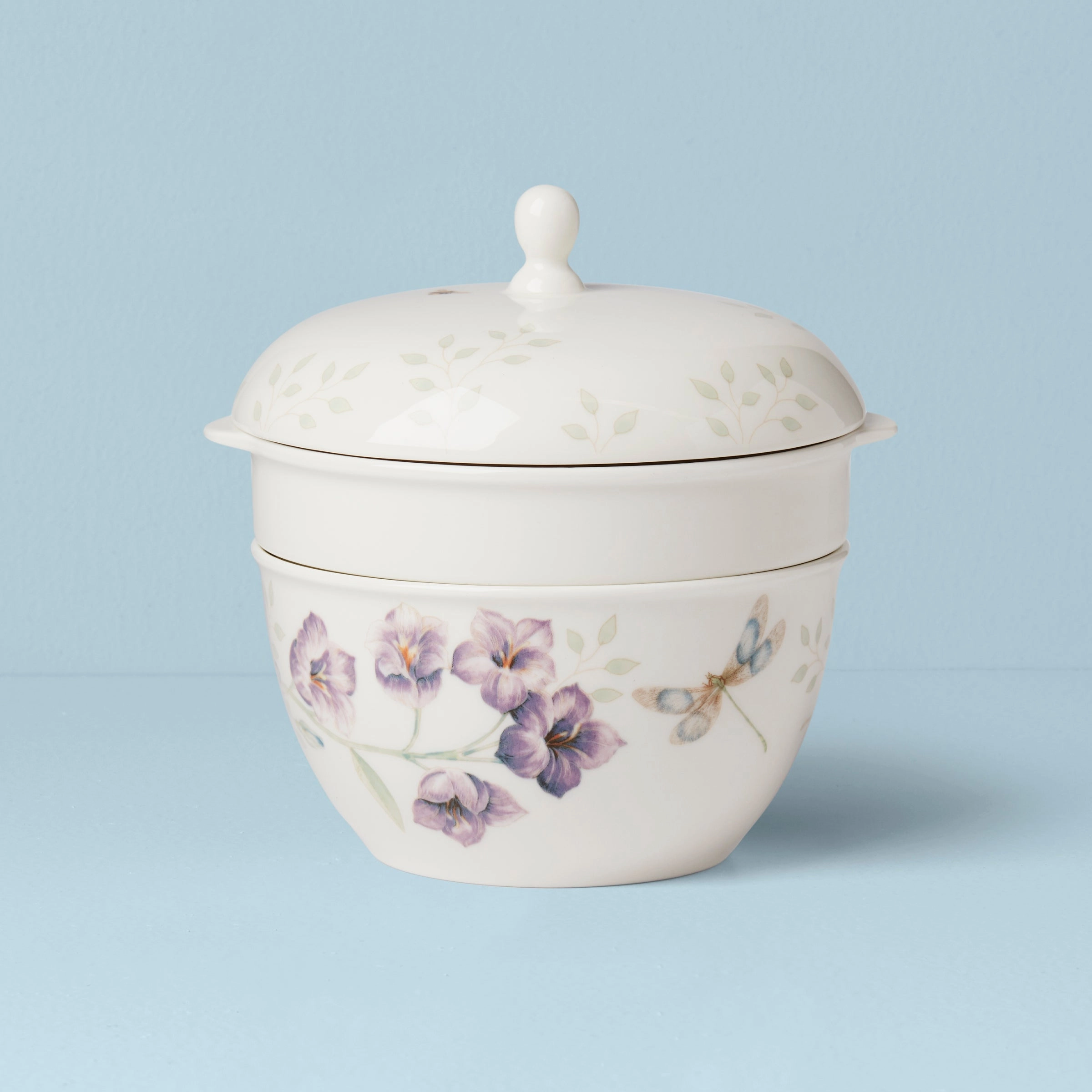 Butterfly Meadow 3-Piece Stackable Bowl Set