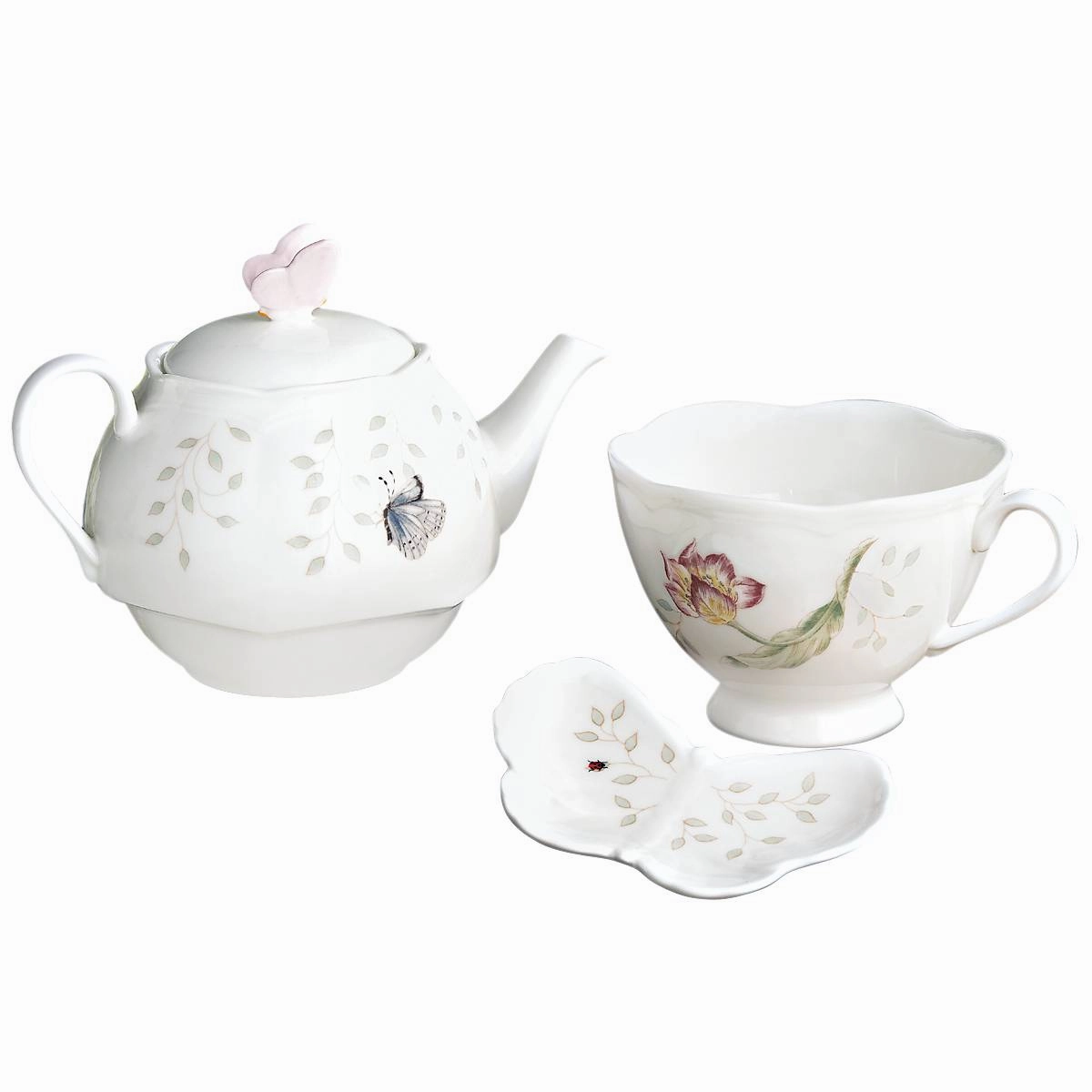 Butterfly Meadow 3-Piece Tea Set