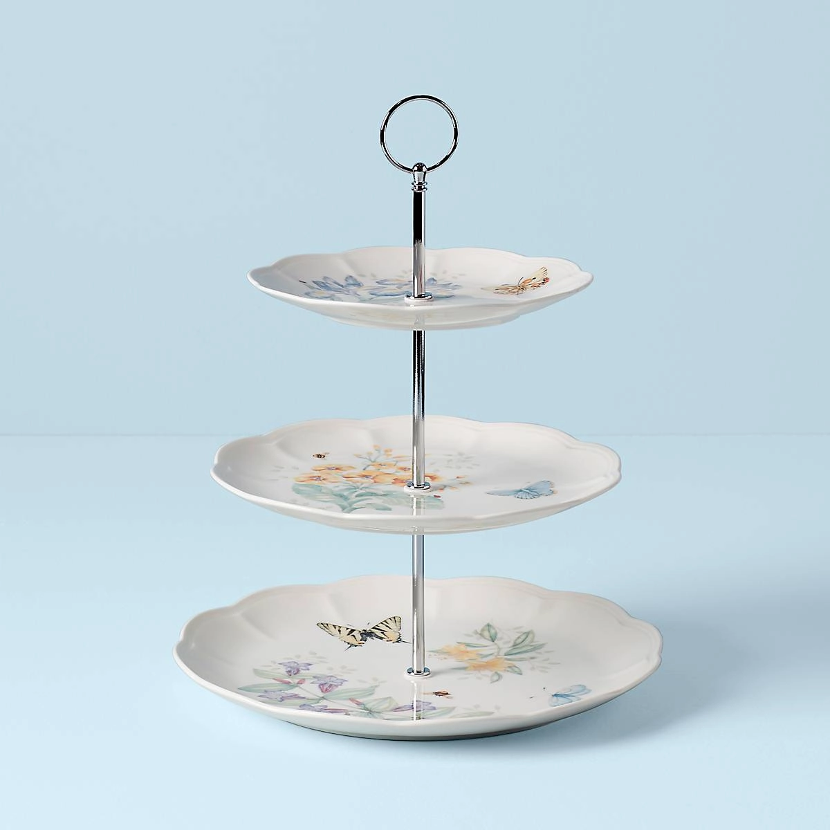 Butterfly Meadow 3-Tiered Serverafternoon tea dessert tray