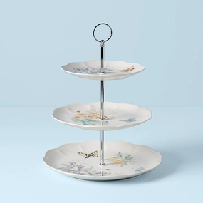 Butterfly Meadow 3-Tiered Serverafternoon tea dessert tray