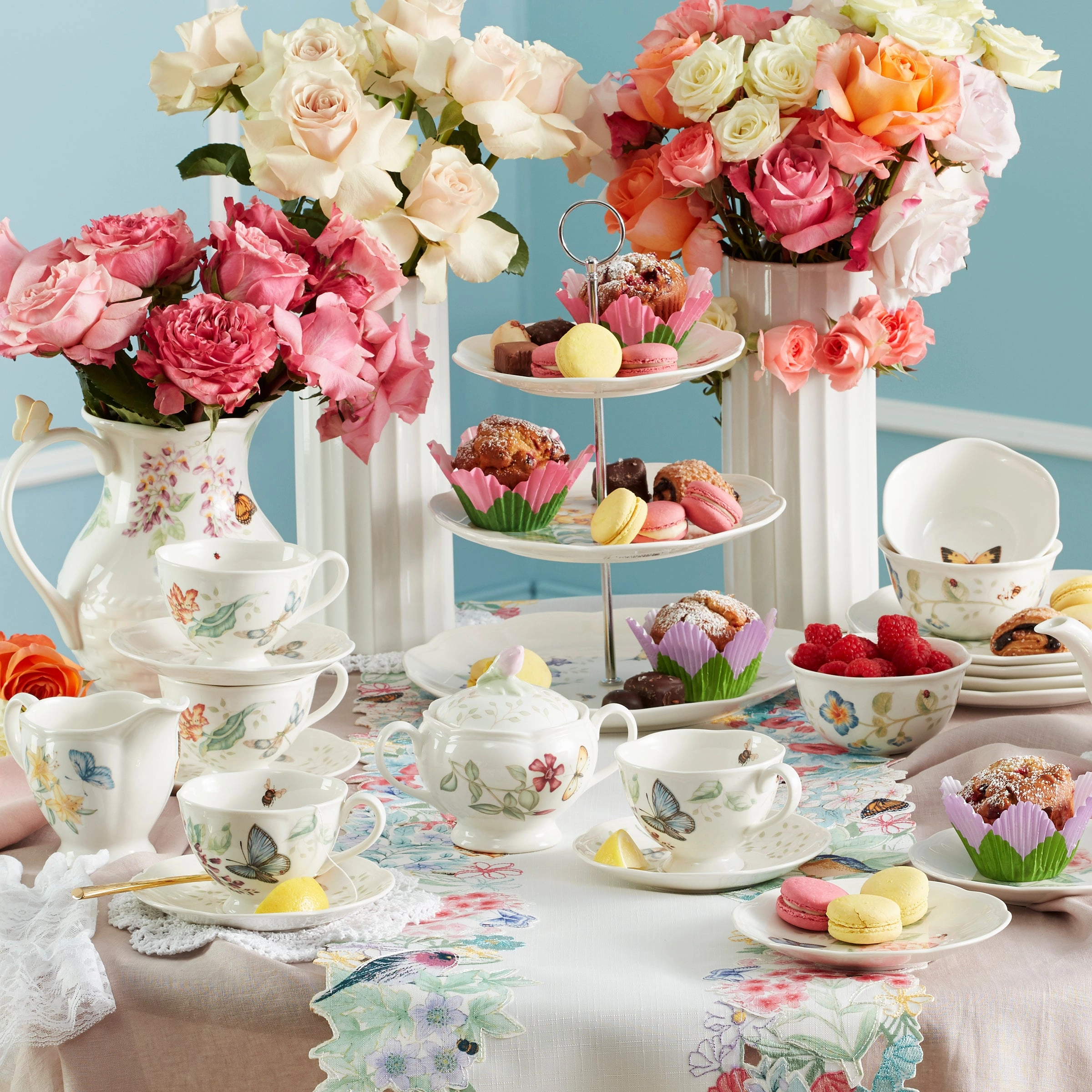 Butterfly Meadow 3-Tiered Server