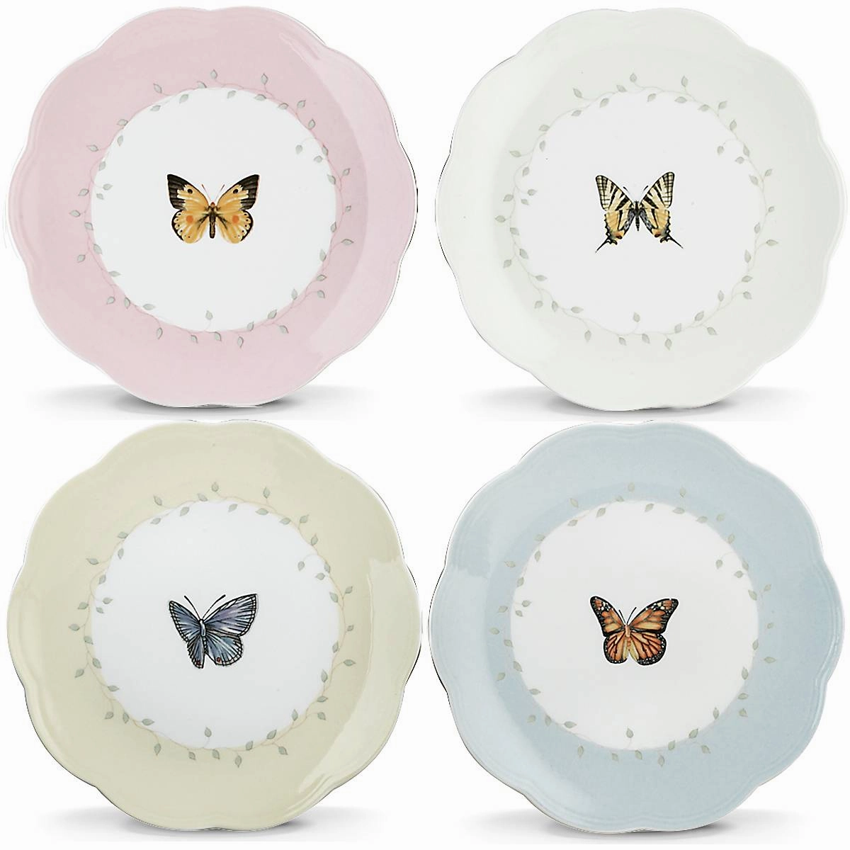 Butterfly Meadow 4-Piece Dessert Set