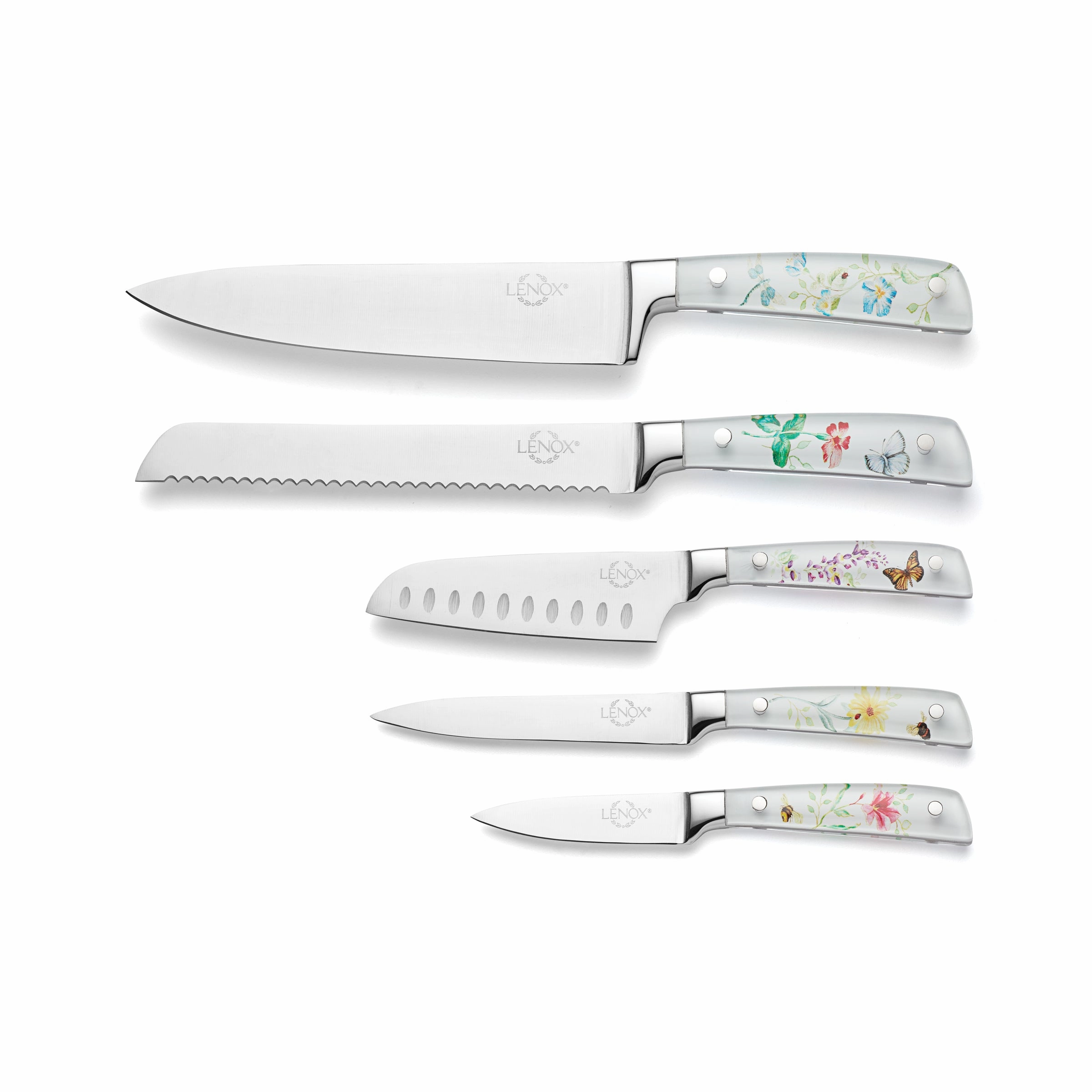 Butterfly Meadow 6 Piece Cutlery Block Set