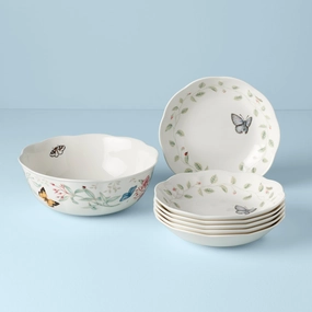 Butterfly Meadow 7-Piece Bowl Setafternoon tea dessert tray