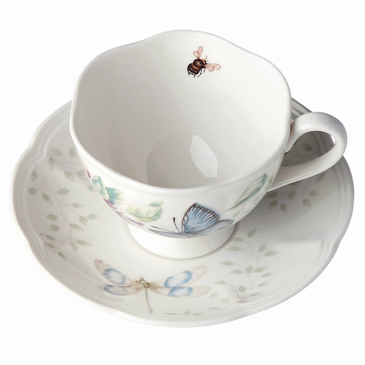 Butterfly Meadow Blue Cup & Saucer