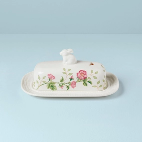 Butterfly Meadow Bunny Covered Butter Dishafternoon tea dessert tray