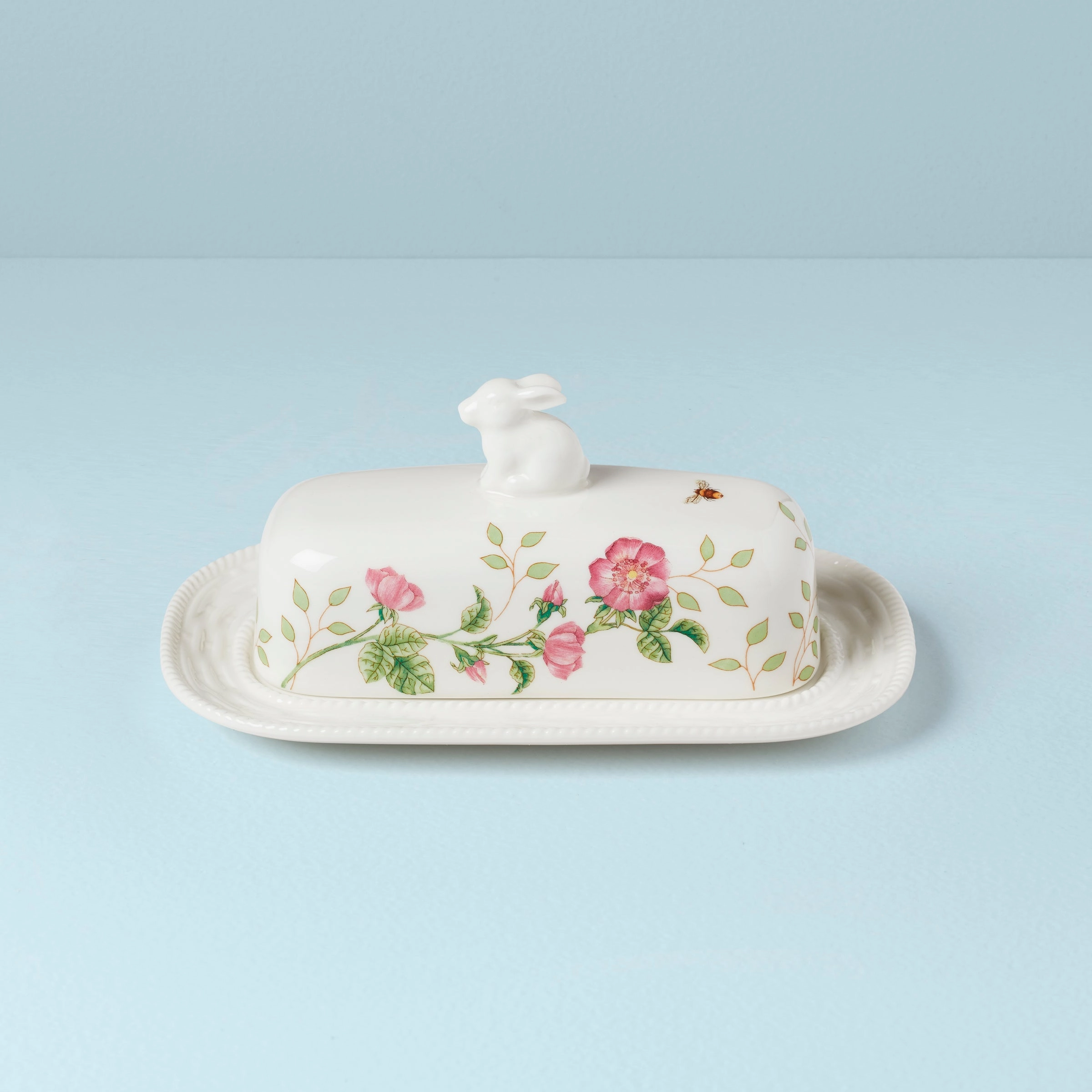 Butterfly Meadow Bunny Covered Butter Dishafternoon tea dessert tray