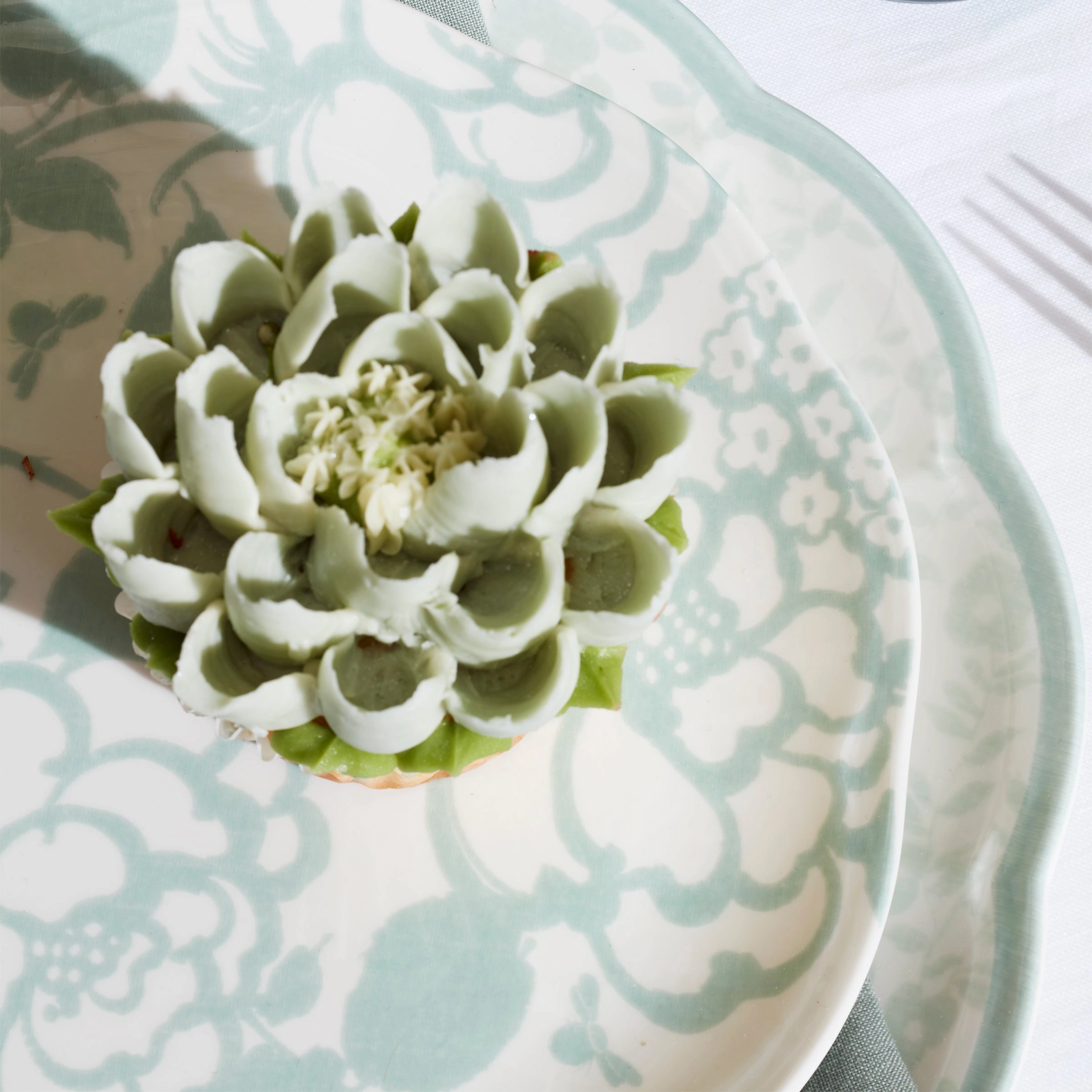Butterfly Meadow Cottage Sage Accent Plates - Set of 4