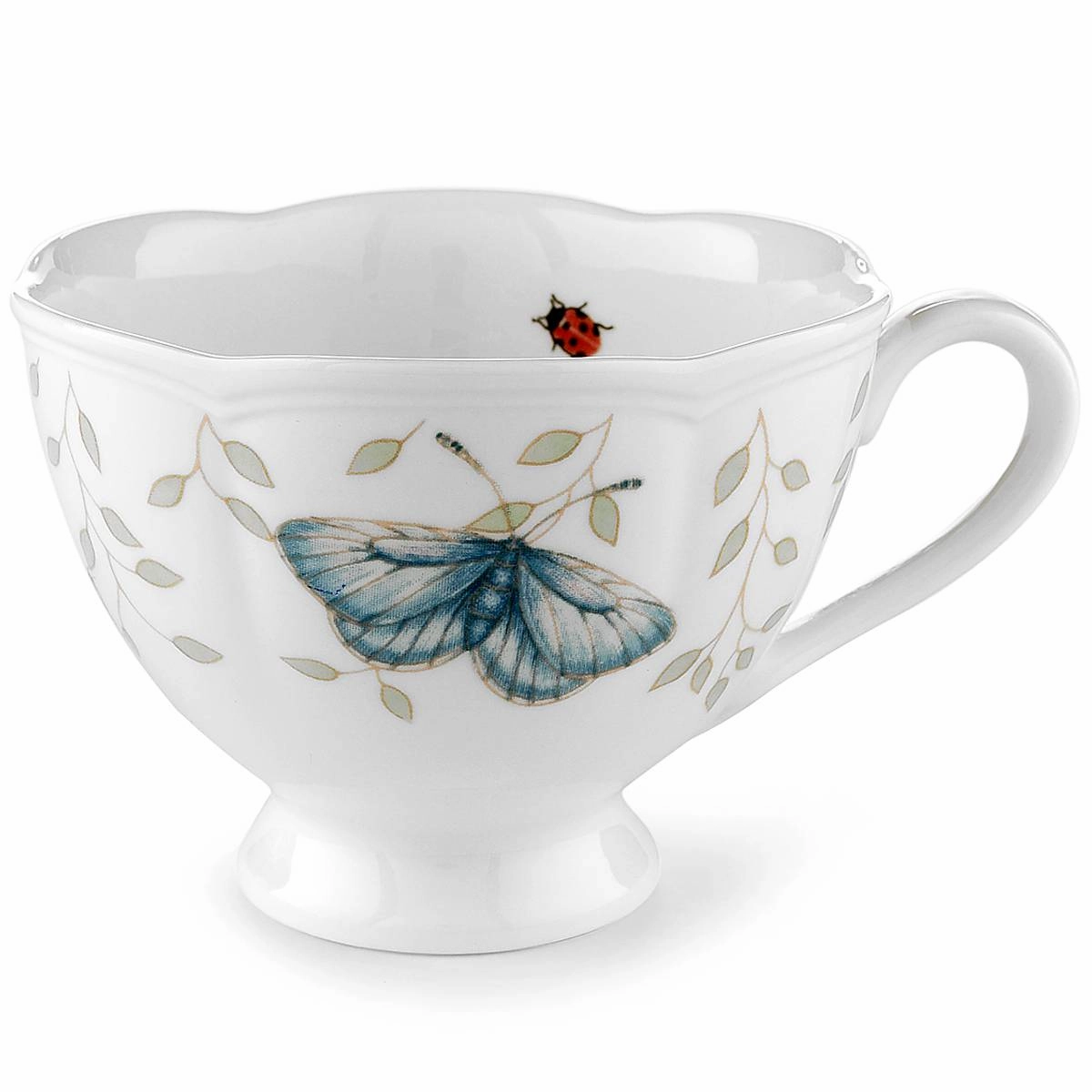 Butterfly Meadow Cupglass cups ,personalized mugs 