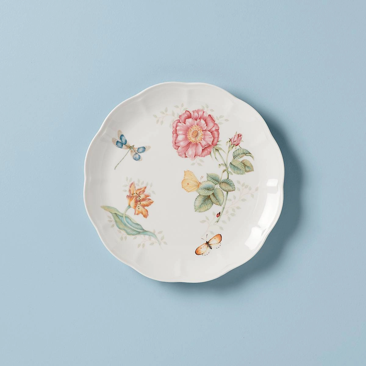 Butterfly Meadow Dragonfly Dinner Platemodern kitchen decor ,kitchen dinner set ,dinnerware 