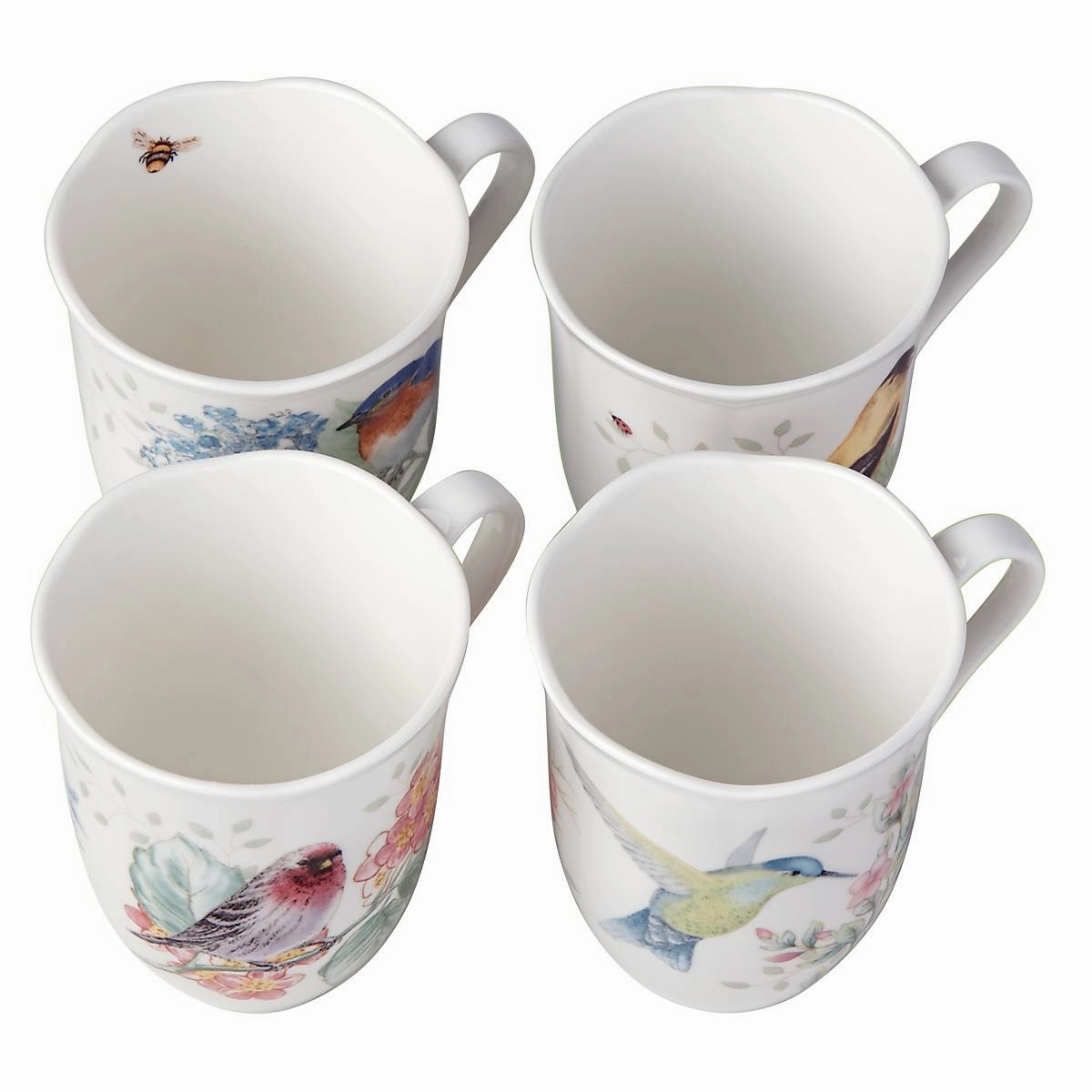 Butterfly Meadow Flutter Mugs - Set of 4