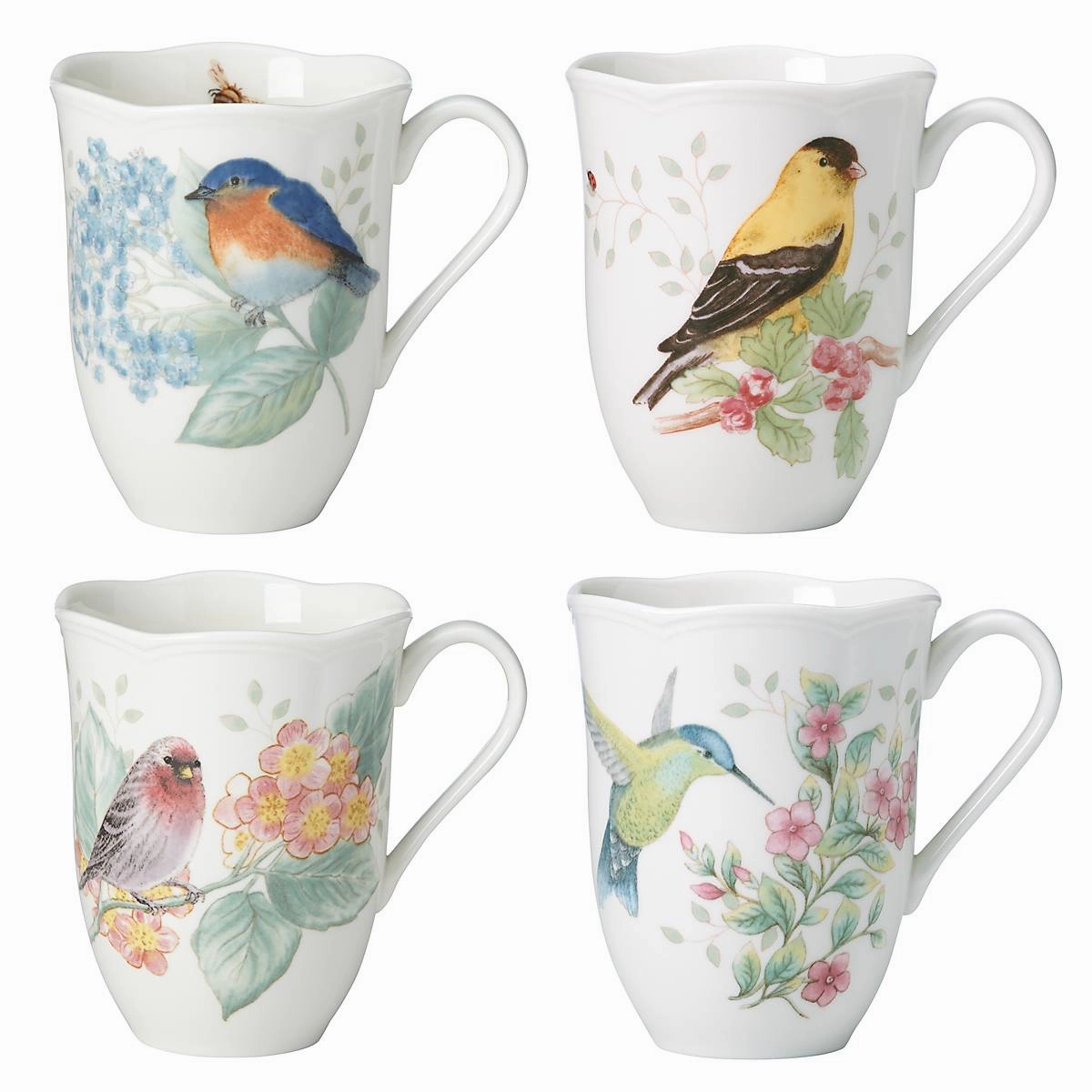 Butterfly Meadow Flutter Mugs - Set of 4