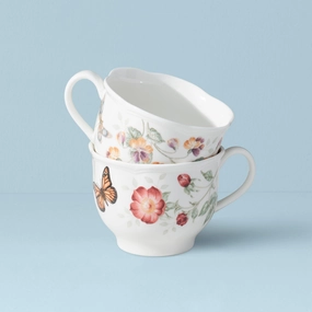 Butterfly Meadow Latte Mugs - Set of 2modern kitchen decor ,kitchen dinner set ,dinnerware 