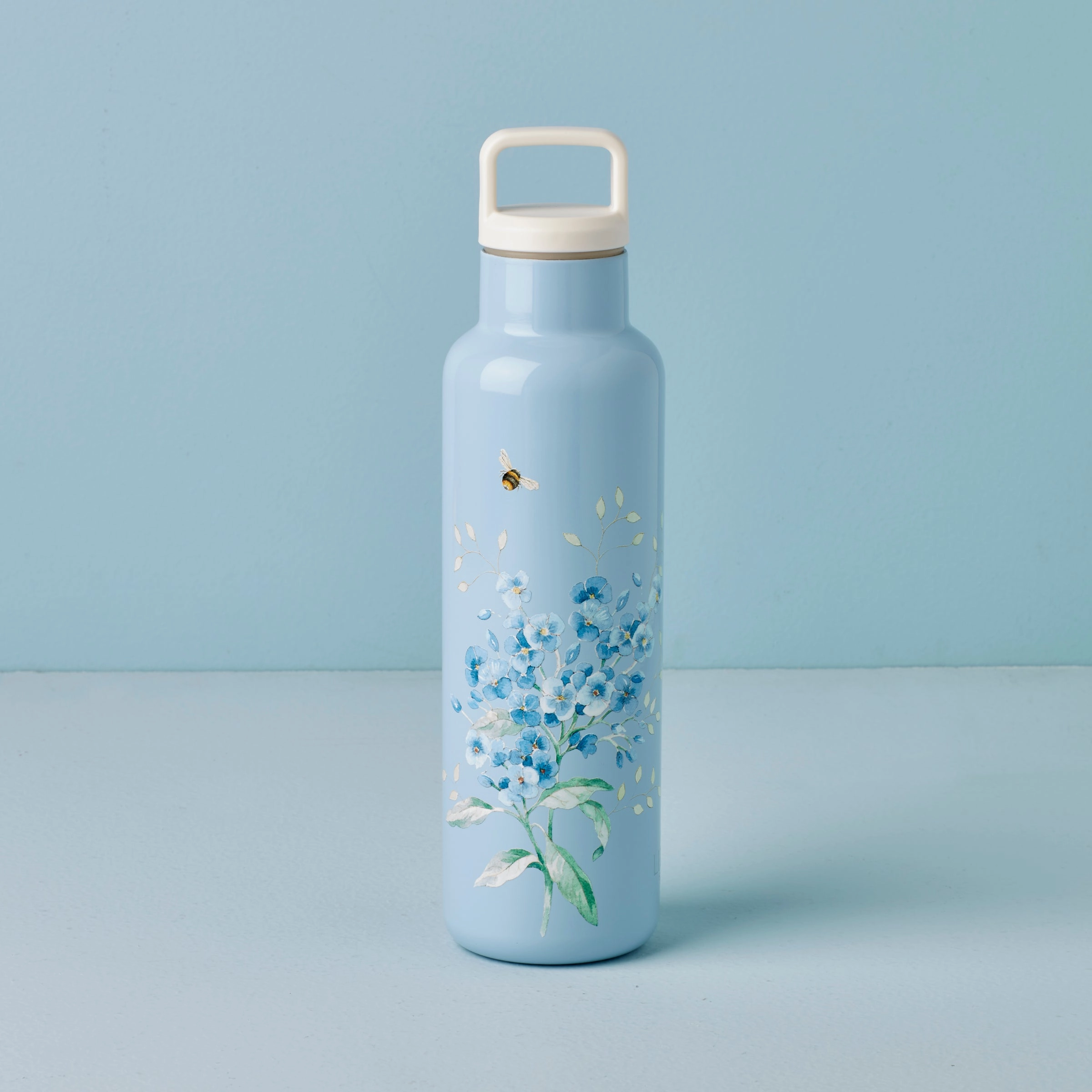Butterfly Meadow Light Blue Insulated Water Bottle