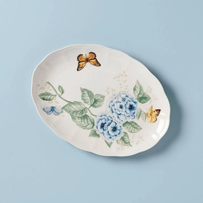 Butterfly Meadow Oval Serving Plattermodern kitchen decor ,kitchen dinner set ,dinnerware 
