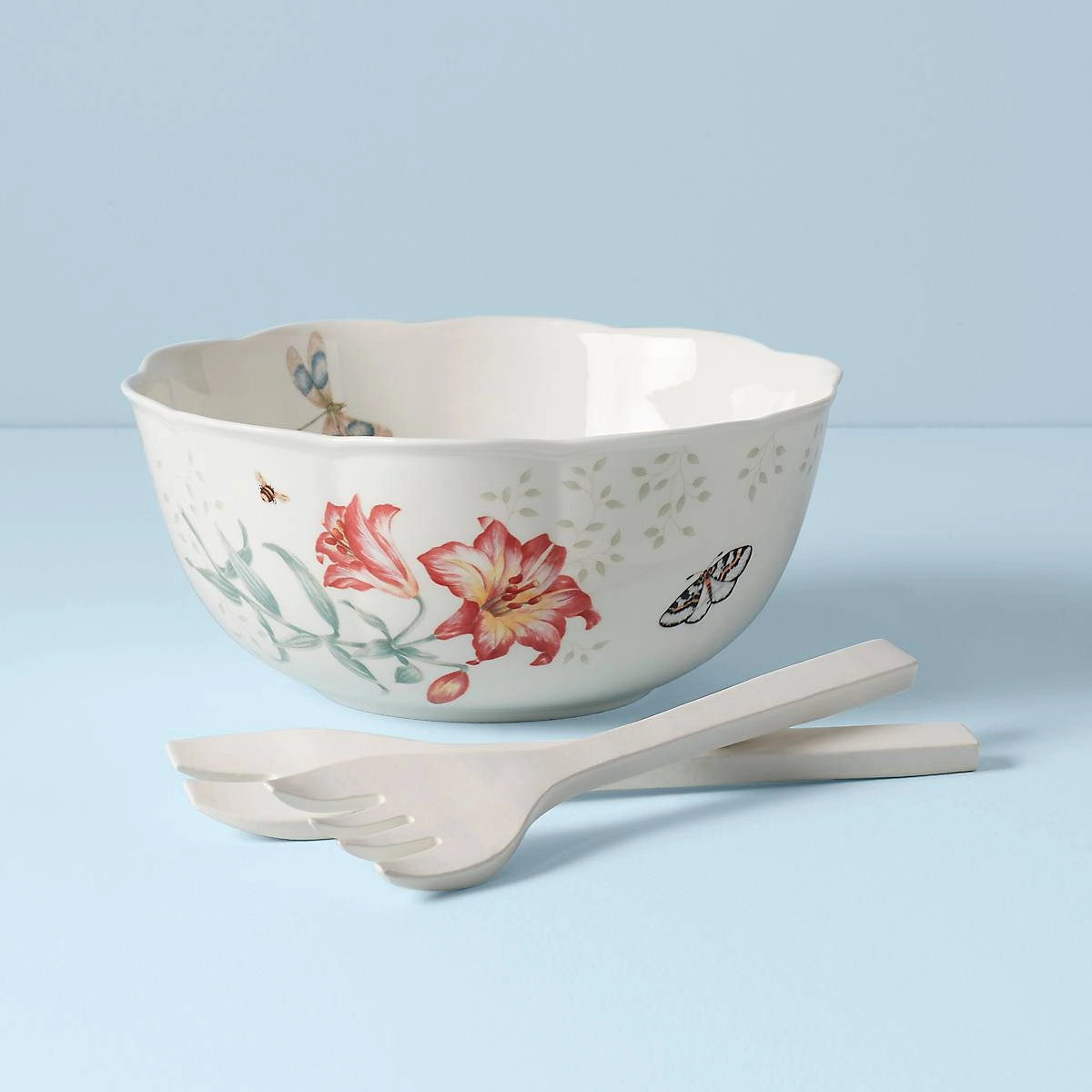 Butterfly Meadow Salad Bowl & Serversafternoon tea dessert tray