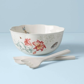 Butterfly Meadow Salad Bowl & Serversafternoon tea dessert tray