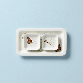 Butterfly Meadow Sushi Plate & Bowlsmodern kitchen decor ,kitchen dinner set ,dinnerware 
