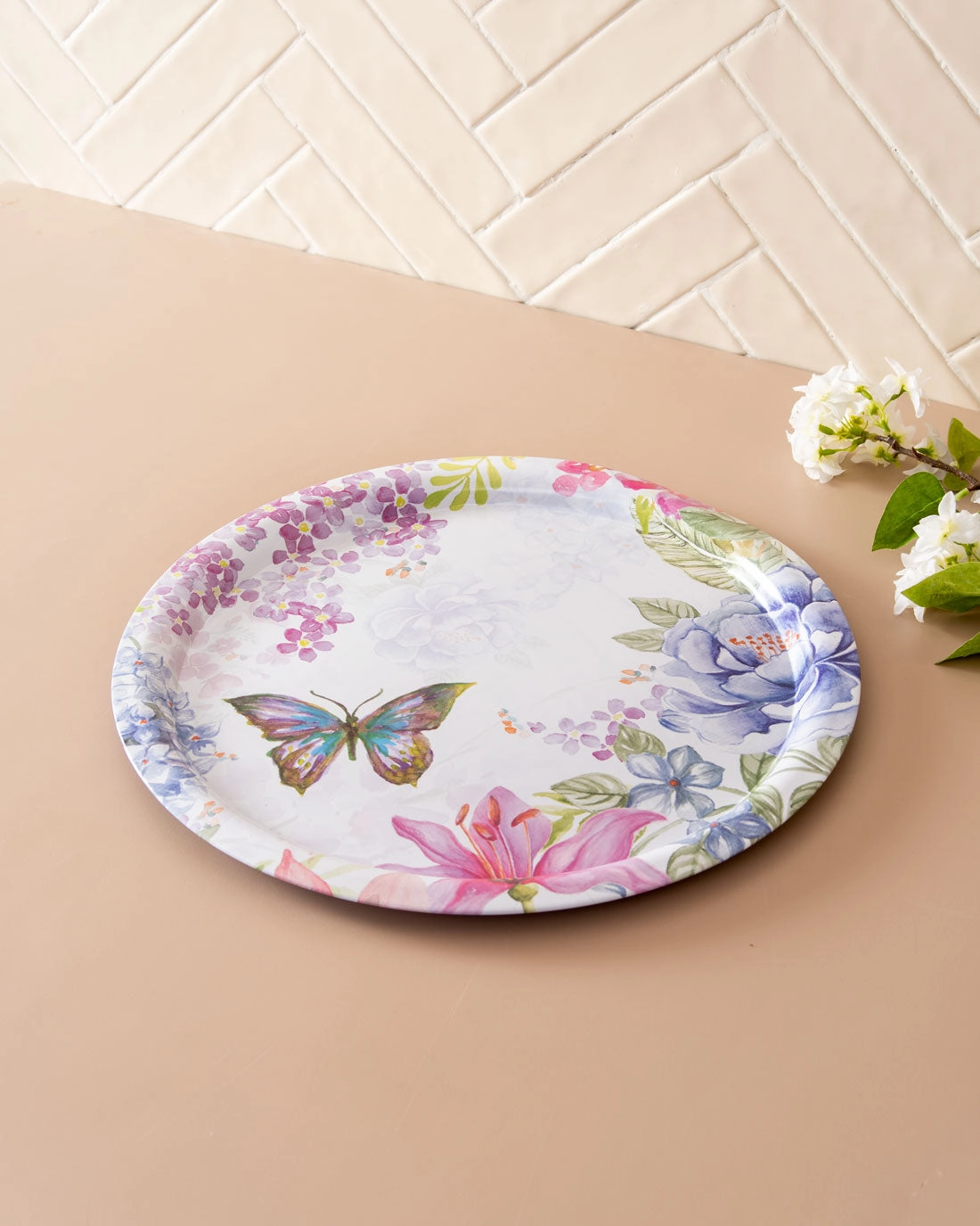 Butterfly Serving Tray - Set Of 2modern kitchen decor ,kitchen dinner set ,dinnerware 