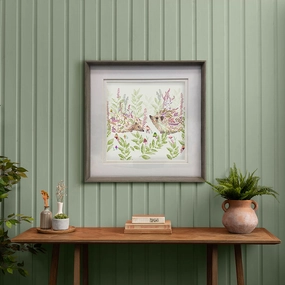 Buttons & Ginger Framed Print Nut/Ginger Linenmodern home decor ,home decor for bedroom 