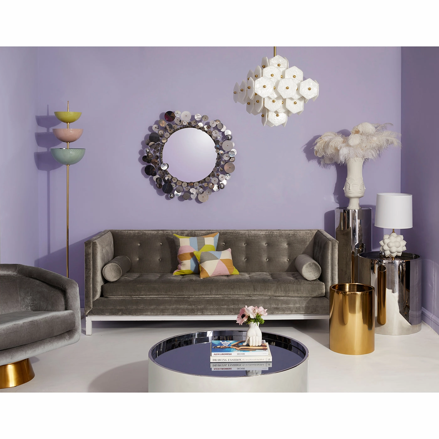 C. Jer?? Raindrops Wall Sculpture Mirror