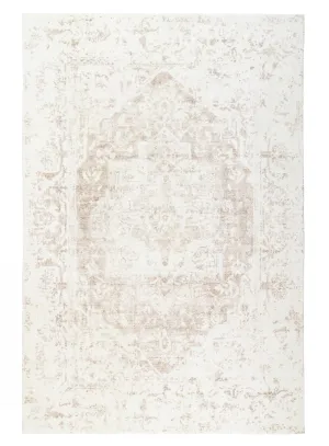 Cabanela Cream and Beige Distressed Washable Rug *NO RETURNS UNLESS FAULTYmodern color block patchwork rug