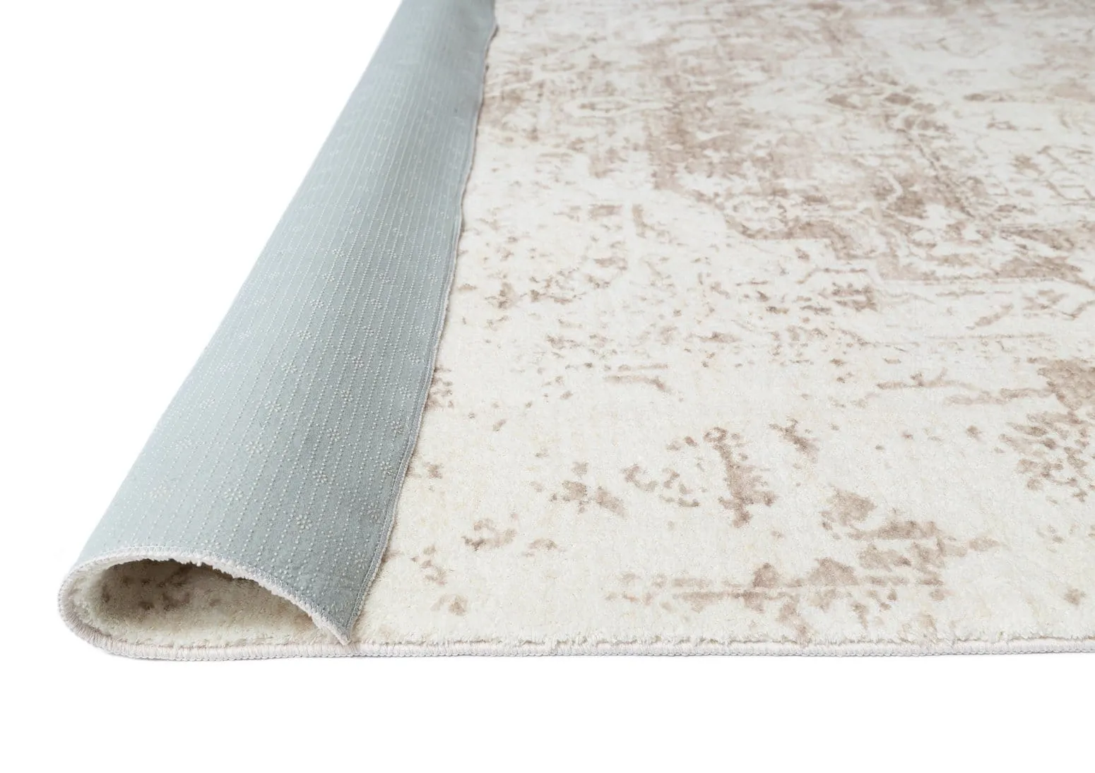 Cabanela Cream and Beige Distressed Washable Rug *NO RETURNS UNLESS FAULTY