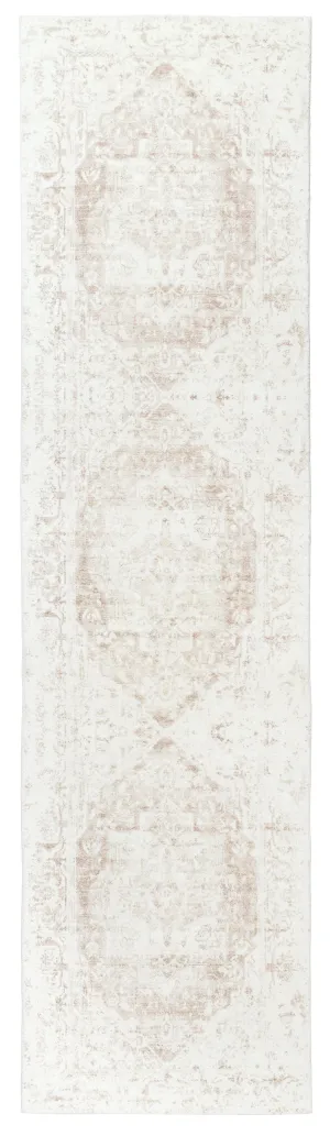Cabanela Cream and Beige Distressed Washable Runner Rugmodern color block patchwork rug