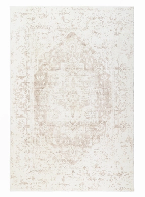 Cabanela Cream and Beige Distressed Washable Rugmodern color block patchwork rug