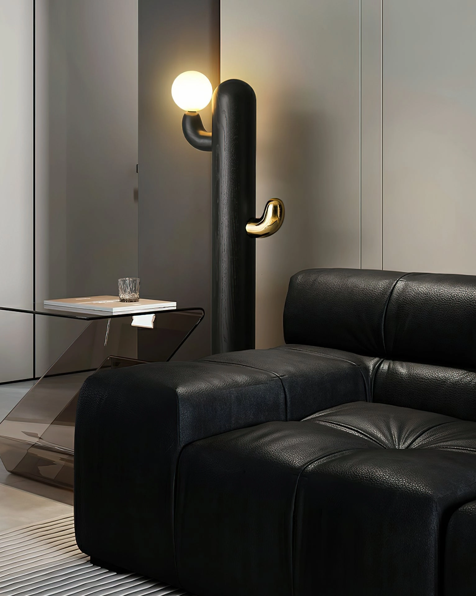 Cactus Wood Floor Lamp