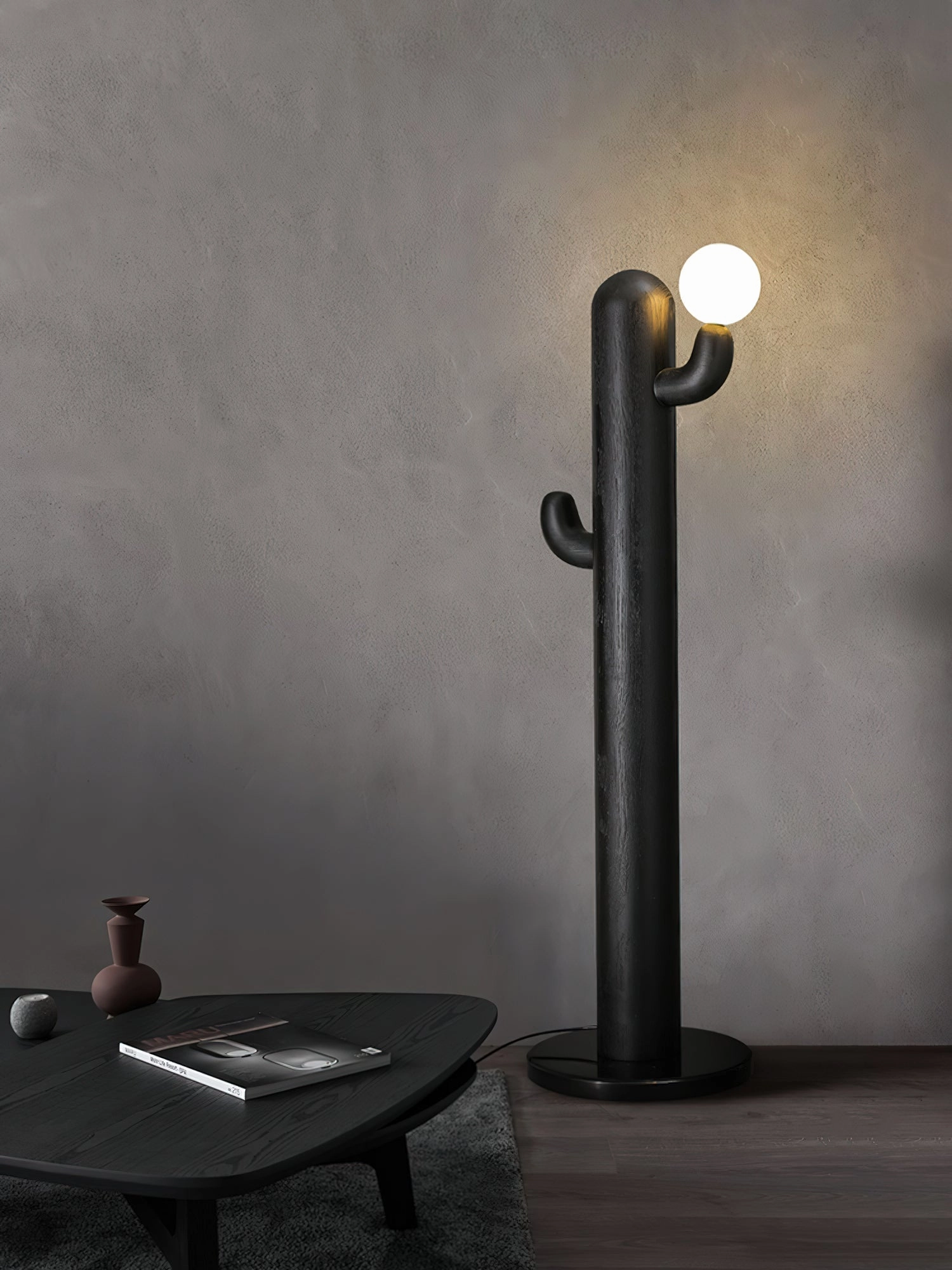 Cactus Wood Floor Lamp