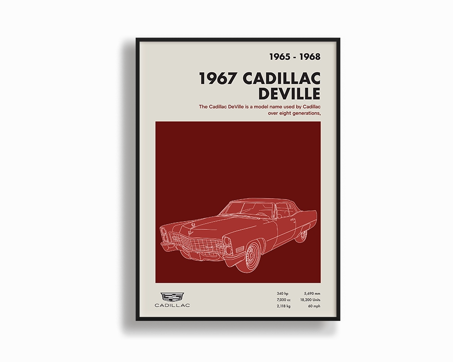Cadillac Deville 01modern abstract painting decor