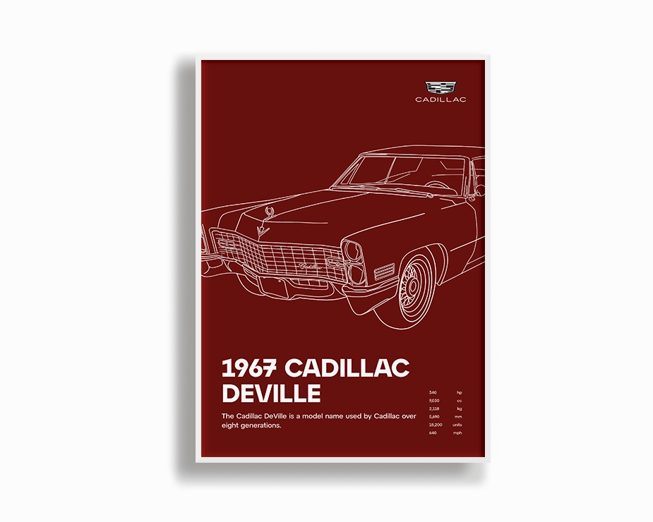Cadillac Deville 02 Burgundy